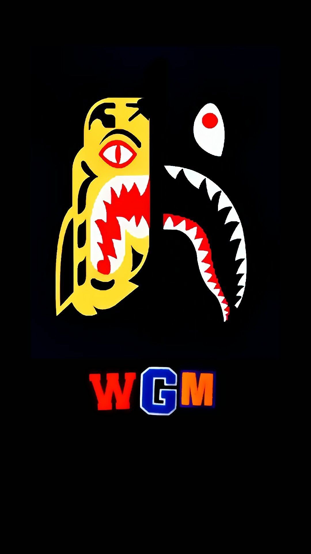 1080x1920 67+ Bape Shark Wallpapers on WallpaperPlay