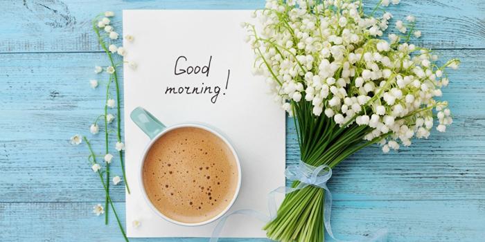 1280x853 Desktop Wallpapers Good Morning Coffee Flowers Lilies of the valley