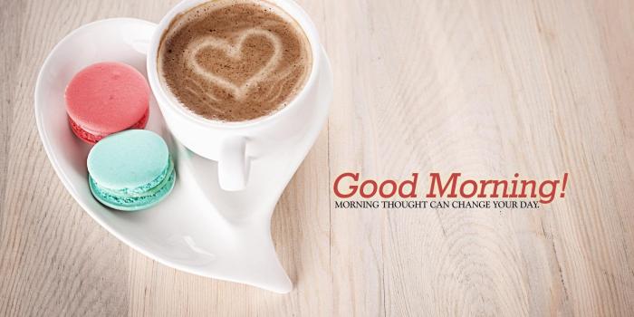 1920x1080 Download Good morning coffee cup heart photos - Good morning
