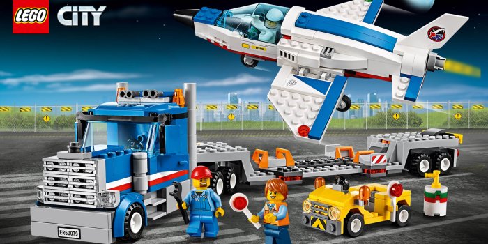 2560x1440 60079 Training Jet Transporter - Wallpapers - LEGO® City - LEGO.com GB