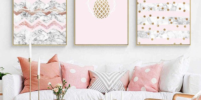1000x1000 Detail Feedback Questions about Golden Pineapple Marble Wall Art