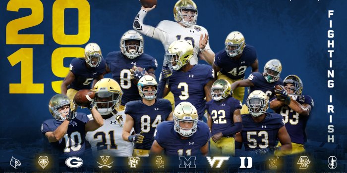 1921x1080 Wallpaper | 2019 Notre Dame Football Schedule | Irish Sports Daily