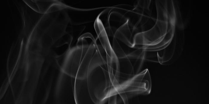 2560x1440 Download wallpaper 2560x1440 smoke, white, wriggling, black