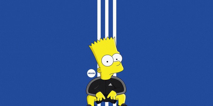 1332x850 Wallpaper The simpsons, Figure, Adidas, Simpsons, Bart, Art, Adidas