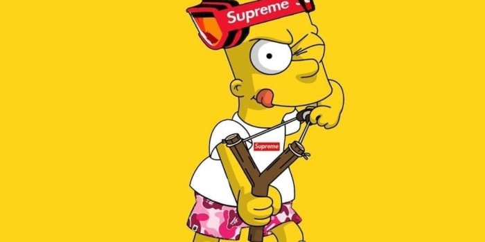 1080x1080 Bart Simpson Wearing Brands Wallpapers - Top Free Bart Simpson