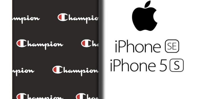 1024x1024 Champion Black Wallpaper iPhone 5 / 5s / SE 3D Case