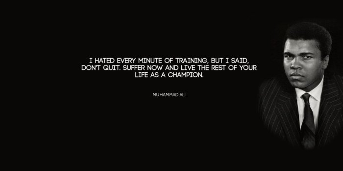 1200x675 I hated every minute of training, but I said, Don't quit. Suffer now