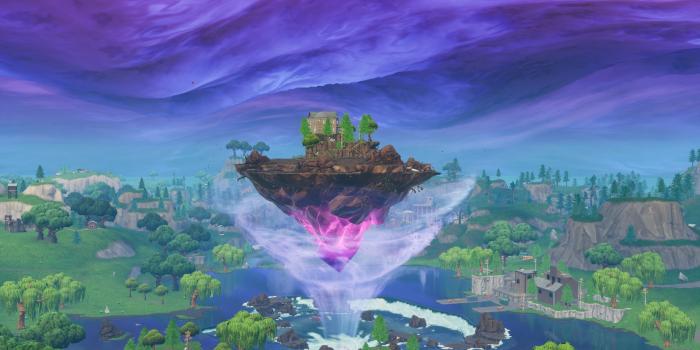 1920x1080 Fortnite Season 6 map changes add a swirling vortex and a haunted