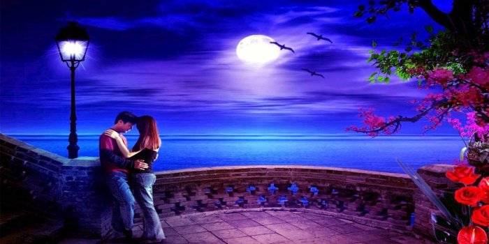 1600x900 Romantic 3D Wallpapers