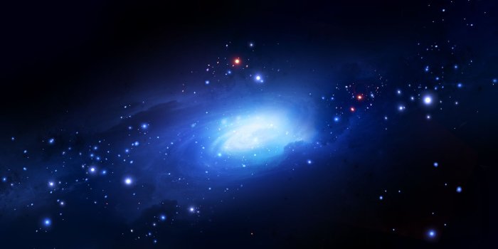 1600x900 Blue Galaxy Wallpaper - Wallpaper Stream