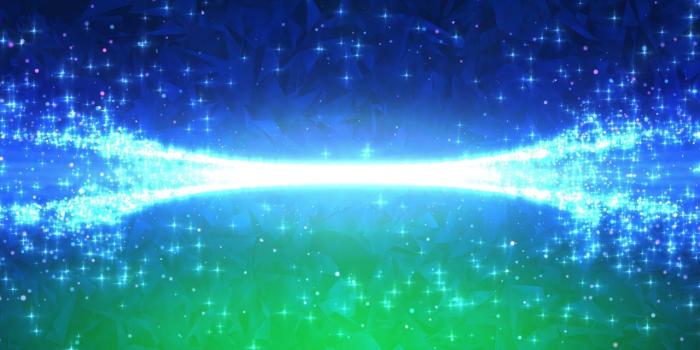 1280x720 4K Polygon Galaxy Stars - GREEN BLUE Live Wallpaper #AAVFX Moving Background