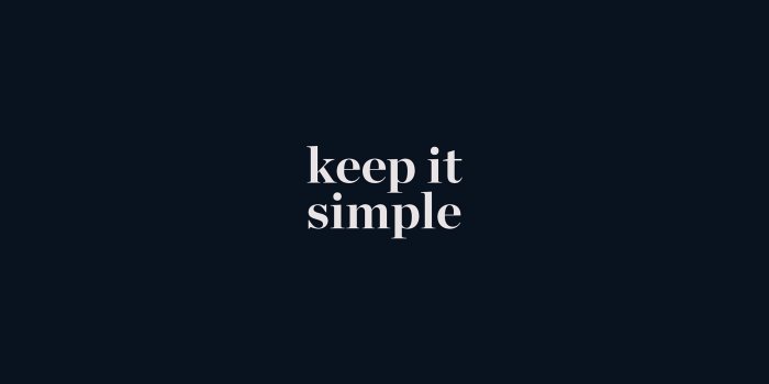 2732x2732 aw76-keep-it-simple-word-quote-dark-blue-illustration-art-wallpaper