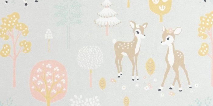 1328x1328 Golden Woods Wallpaper - Soft Grey