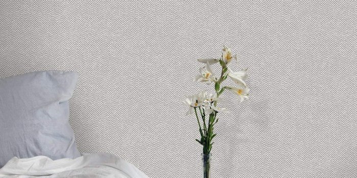 1280x1280 CROWN Cotton Tweed Hessian Soft Grey Wallpaper M1116