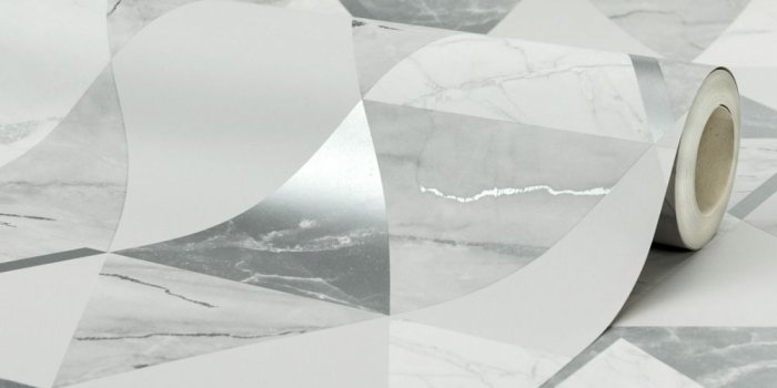 1000x1000 Onyx Marble Metallic Wallpaper Soft Grey Silver