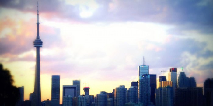 1920x1200 Skyline Toronto City Morning Wallpaper HD #3929 - Ongur