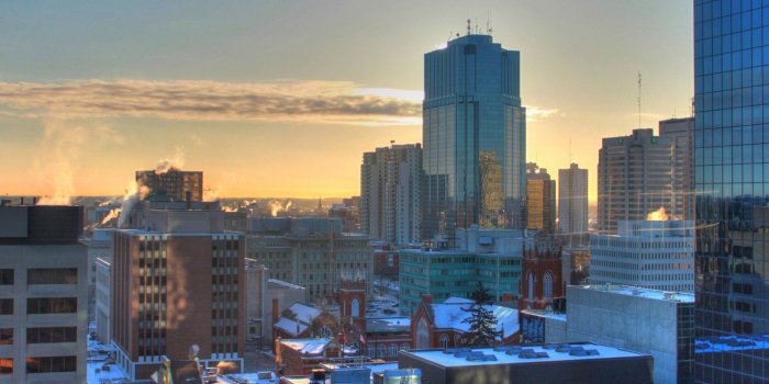 1680x1050 Free download London Ontario on winter Morning city wallpaper