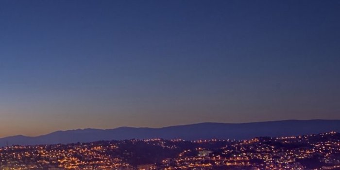 720x1280 Horizon, Reservoir, City, Morning, Evening HD Wallpaper for Android