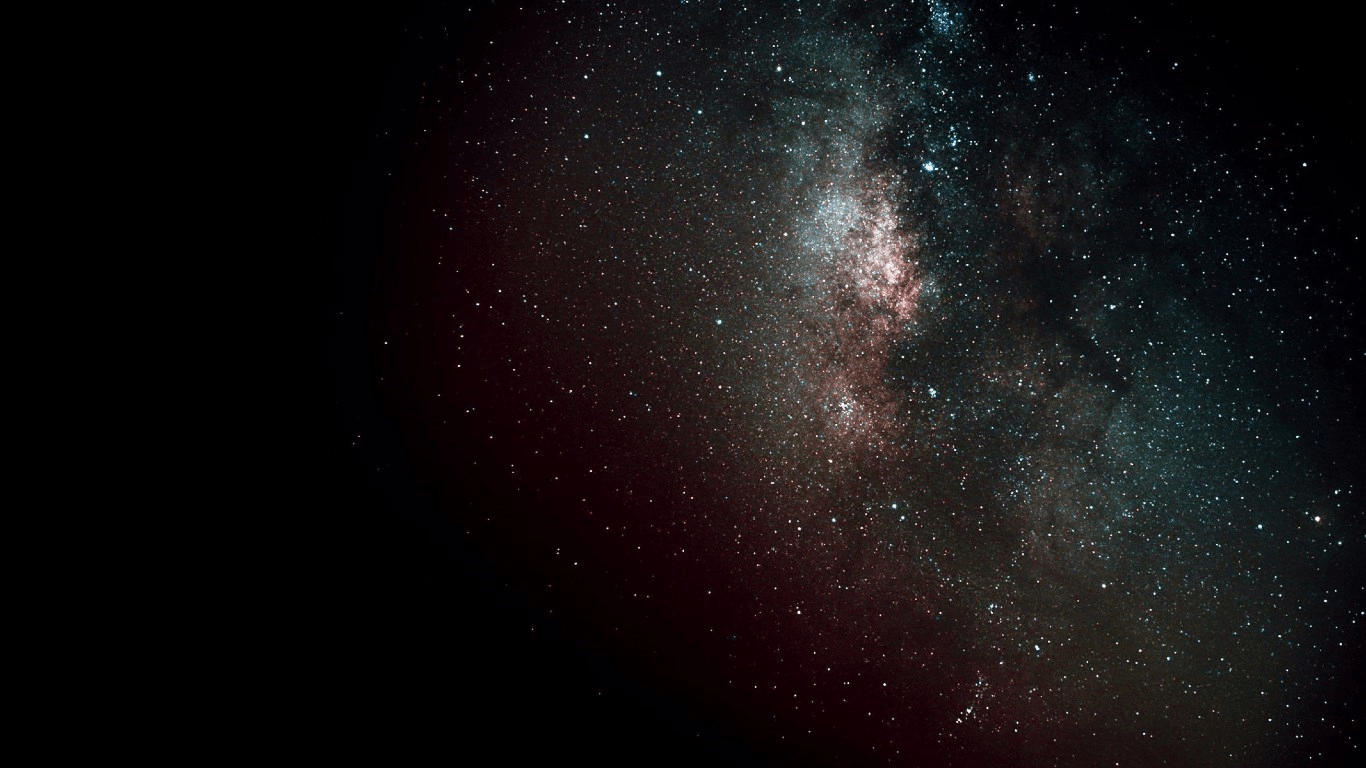 1366x768 Black Galaxy Wallpapers HD