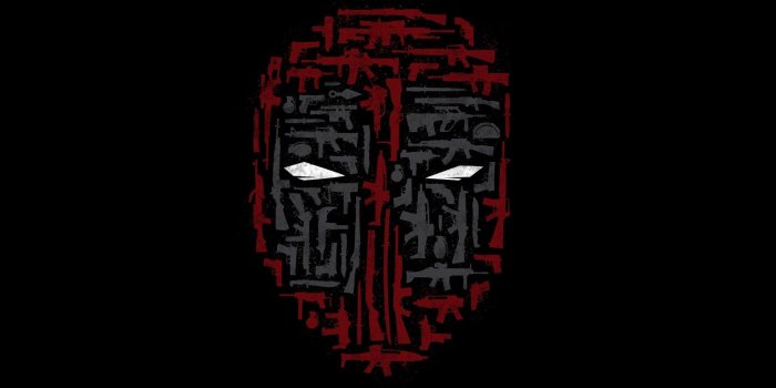 1920x1080 Deadpool, Weapon, Mask, Minimalism, Collage Wallpapers - Deadpool Hd