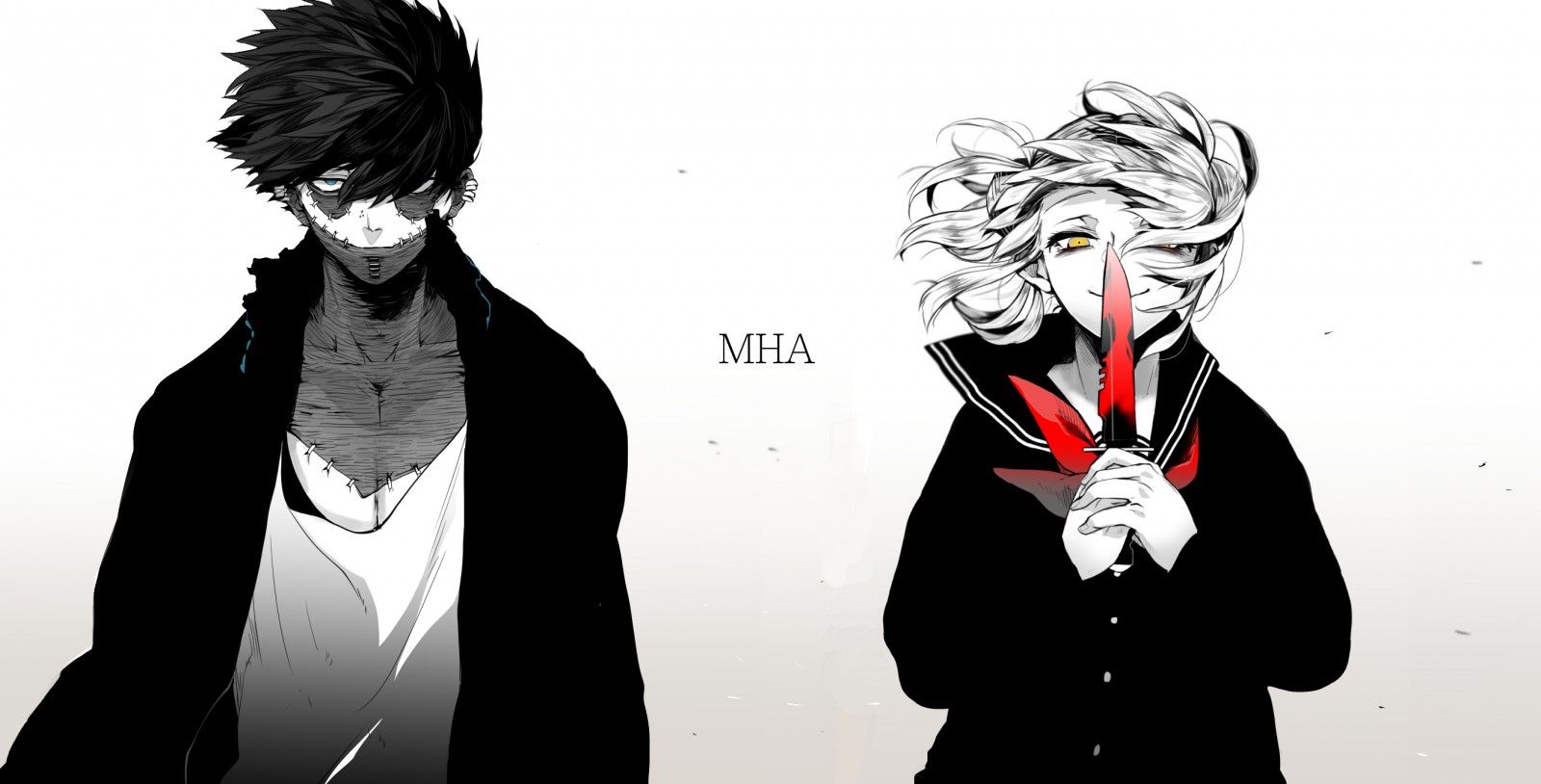 1600x814 Wallpaper : Boku no Hero Academia, Himiko Toga, dabi 2680x1364