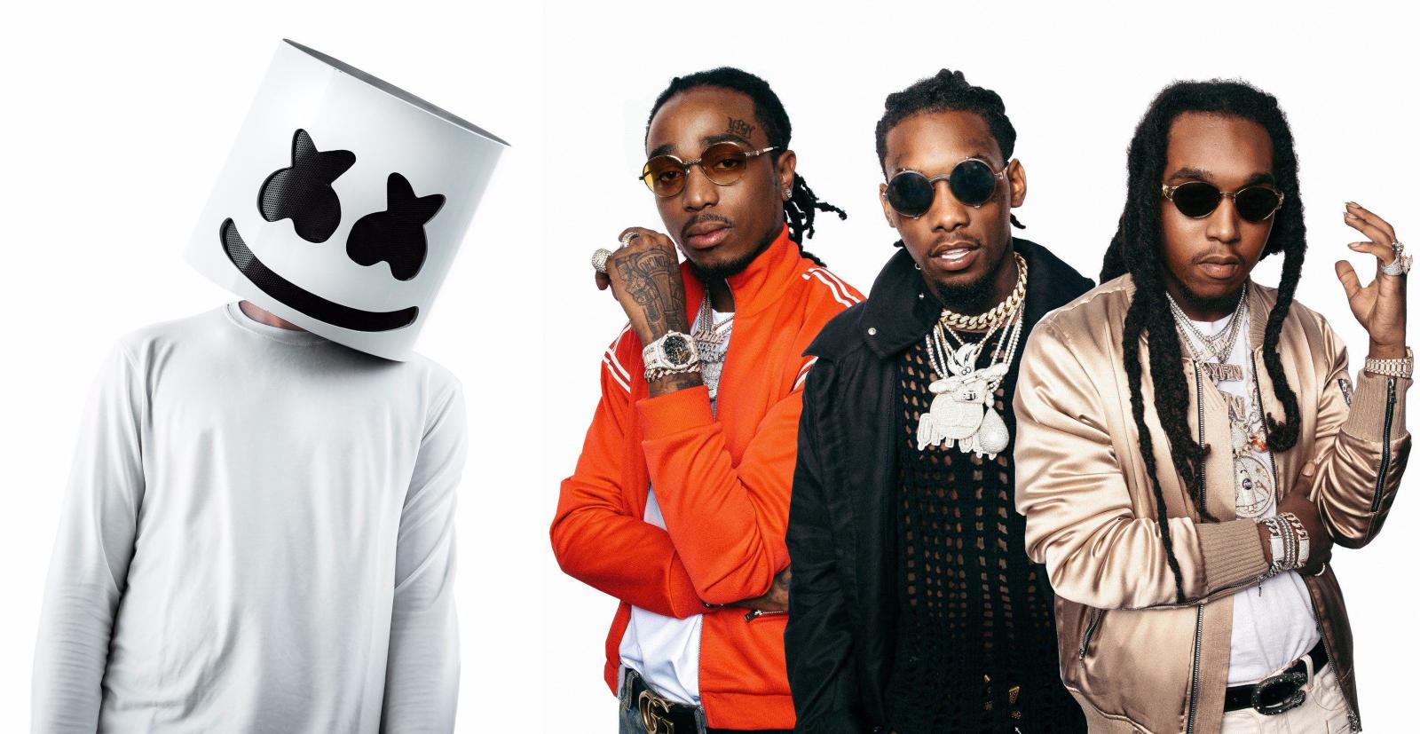 3044x1575 Migos And Marshmello, HD Music, 4k Wallpapers, Images, Backgrounds