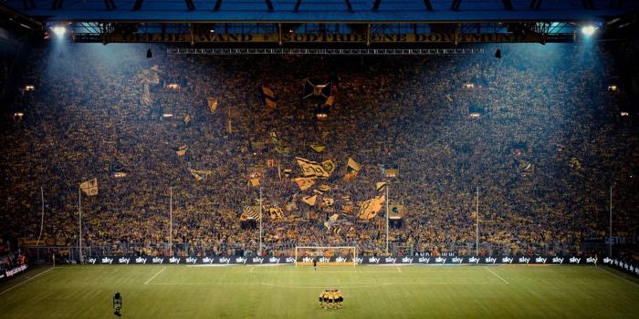 3042x1440 Wallpaper : night, structure, arena, Borussia Dortmund, stage