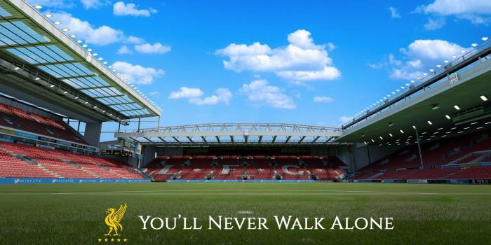1920x1080 Anfield wallpaper I made from the stadium in FIFA 16 : LiverpoolFC