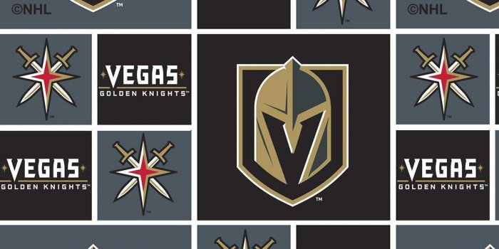 1200x1360 Vegas Golden Knights Cotton Fabric -Block