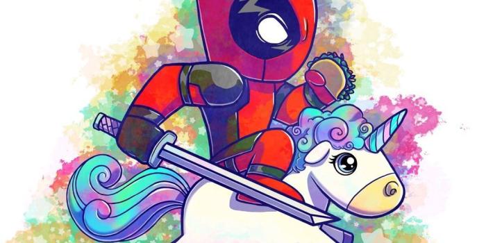 1024x1024 Unicorn Maximum and Deadpool Effort Tacos Wallpapers Wallpapers