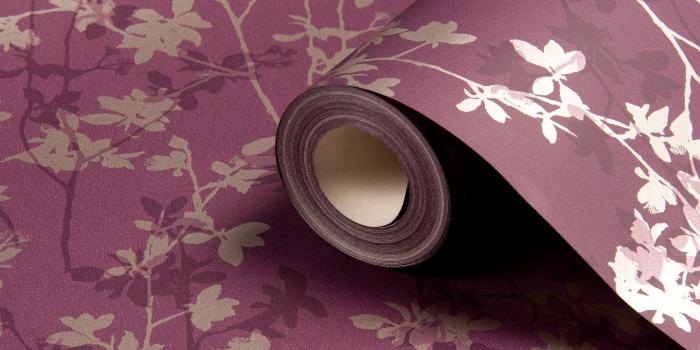 2533x2533 Morning Shadow Plum Wallpaper | Departments | DIY at B&Q