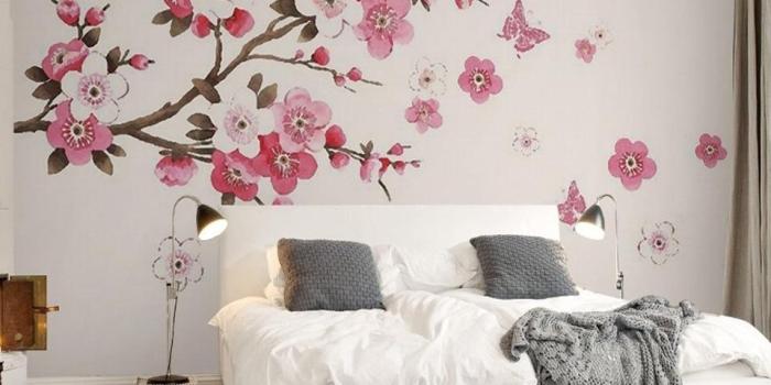 960x960 3D Stereo Wallpaper Hand Painted Simple Tree Abstract Bark Branch