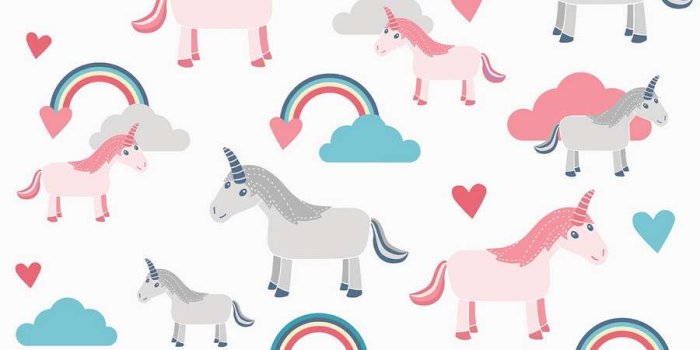 900x900 Unicorn - children wallpaper mural