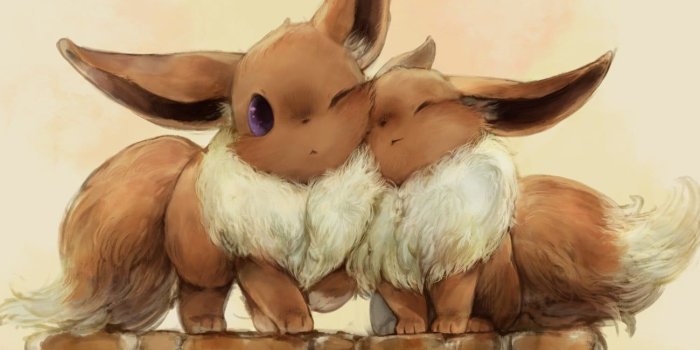 1300x1062 Eevee Illustration, Pokémon, Anime, Eevee Hd Wallpaper - Art Pokemon