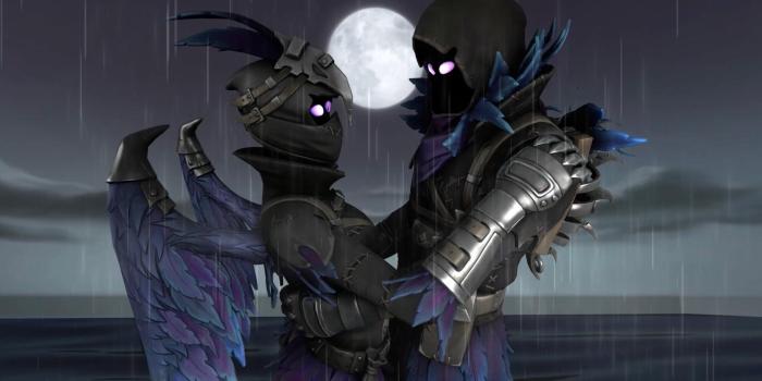 1986x1124 Wallpaper I made for myself of Ravage and Raven || Feedback welcome