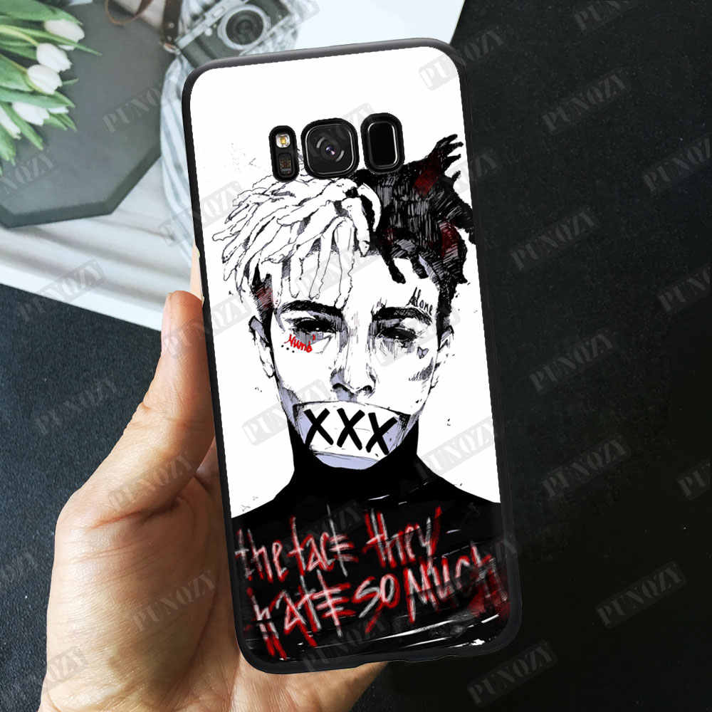 1000x1000 Rapper XxxTentacion Cartoon Lil Pump Wallpaper art Phone Case For Samsung  S10 S10E A30 A50 A70 S7EDGE S7 S10 S9 S8 Plus Soft TPU