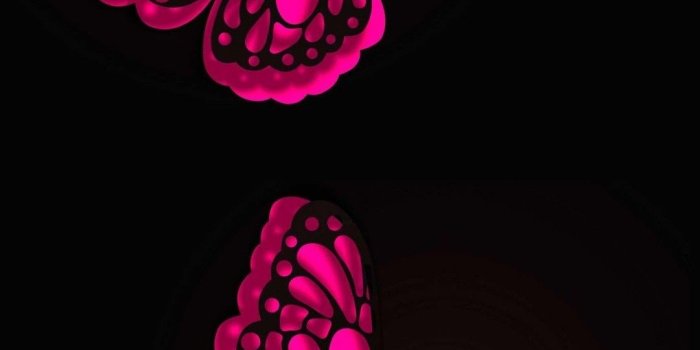 1080x1920 Mobile Wallpapers Pink Butterfly | 2019 3D iPhone Wallpaper