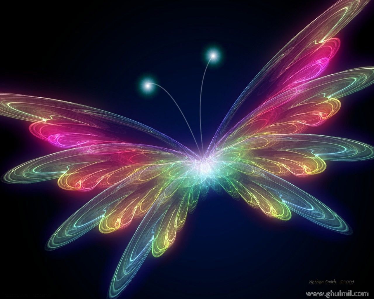 1280x1024 3D Butterfly wallpaper - Butterflies Wallpaper (31063788) - Fanpop