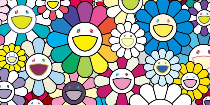 1250x850 Flower WaIlpaper par Takashi Murakami - BFLV