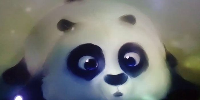 1280x720 Baby panda wallpaper